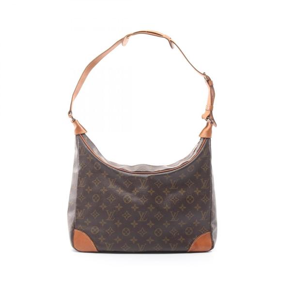 Louis Vuitton Shoulder Bag Monogram Boulogne Brown Leather - Picture 1 of 8